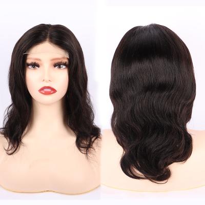 China Factory direct sale 4x4 lace body wave hair wigs wholesale transparent body wave closure wigs for black women for sale