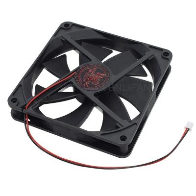 China Power Supply Power Supply Fan D14SH-12 Silent Fan 140mm*140mm*25mm 2-wire 12V 0.70A for sale