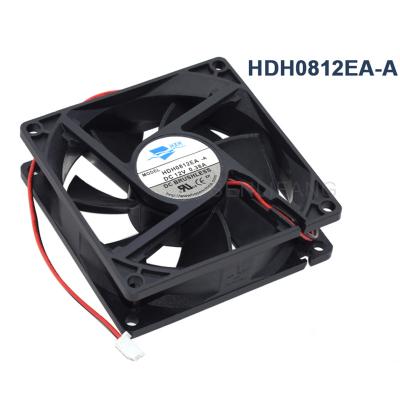 China Plastic HDH0812EA - 8025 DC12V 0.38A 80*80*25MM One Square Cooling Fan Two Line Cooler Well Fully Tested for sale