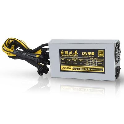 China PSU Power Supply High Power Desktop Switching Power Supply SENLIFANG 2500W 80 Plus 2U Single Channel GPU 10*6Pin S7 S9 23cm*11.8cm*7.2cm for sale