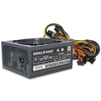 China Desktop SENLIFANG power supply 2000w 180-240V Support 8 High-end Graphics Card for Professional Machine ATX PSU Computer Server In Stock for sale