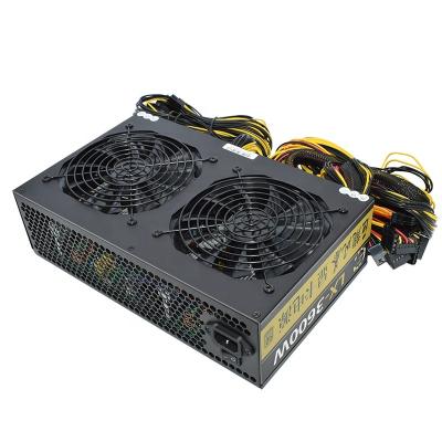 China Desktop SENLIFANG Supports 12 High End Graphics Cards ATX Power Supply 3600W 160V-240V PC LE PSU franc than 90 more stores in stock for sale