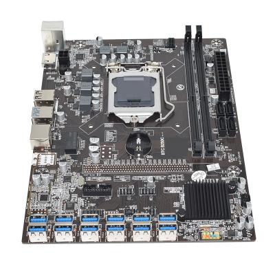 China SENLIFANG B250C server motherboard set 12 PCI-E X16 PCIE supporting USB3.0 DDR4 RAM video card LGA1151 slot for GPU for sale