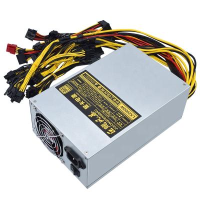 China Hot Selling PSU Power Supply Desktop Support Dual 4U 8 GPU Fan ATX 2000W For Graphics Cards US Warehouse In Stock for sale