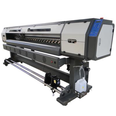 China Epson DX5 Print Head 1.8M Eco Solvent Printer For Vinyl / Perforate Window / Banner Printing for sale