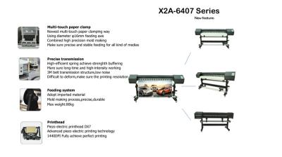 China lösliche Drucker-großes Format-Druckmaschine 1600mm piezoelektrischer Tintenstrahl Eco zu verkaufen