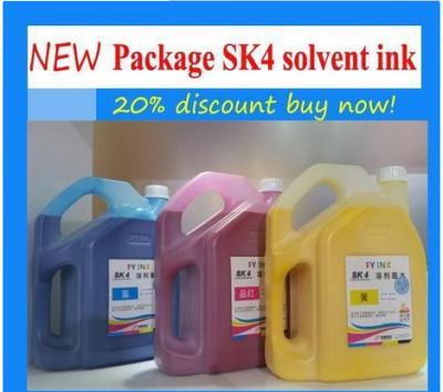 China Tinta solvente 25mN - 38mN/tensión de superficie de la impresión de Infiniti Sk4 Eco Digital de m en venta