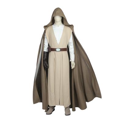 China 1:1 reproduction with The Last Jedi reproduction high quality fabric movie 1:1 Luke Skywalker cosplay costume for sale