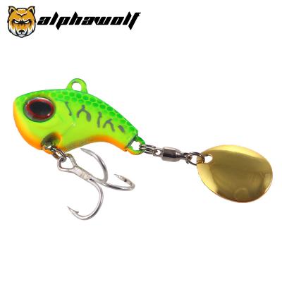 China New Alpha Wolf New Arrival Fishing Lures Spinning Iron Flat Road Bait Chaff 3.2cm/16g VIB Metal AF-540-16 AF-540-16 for sale