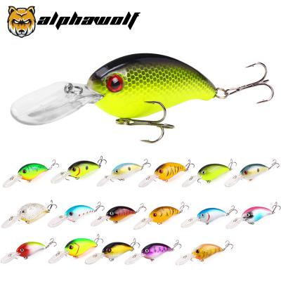 China Alpha Wolf New Lure Hard Bait Minnow Grank Bait Rocking Dance Bait 10CM/13.6g 17 Colors 3D Eyes AF-195 AF-195 for sale