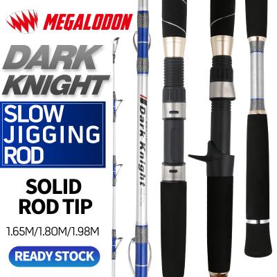 China Super Hard Ocean Slow Building Rod 1.65M 20kg Carbon Fiber Megalodon Rod Boat Fishing Rod [Dark Knight] Fishing Weight for sale