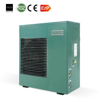 China Outdoor high playHigh quality 6KW plug and COP inverter heat pump China water heater house central floor heating system with CE ROHS ISO for sale