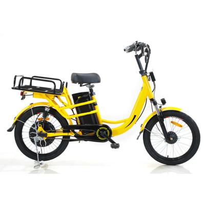 China New Type 48V400W Brushless Motor Aluminum Alloy Frame Steel Electric Bicycle for sale