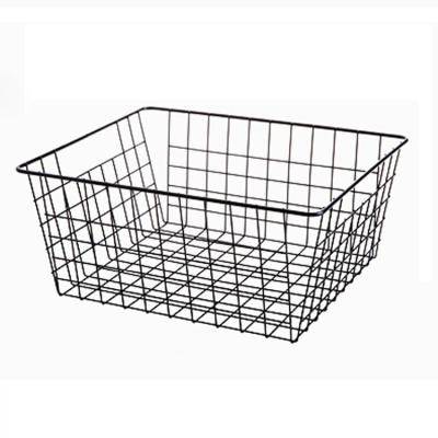 China Factory Price Manufacturer Supplier Metal Mesh Wire Kitchen Bathroom Living Room Storage Home Basket for sale