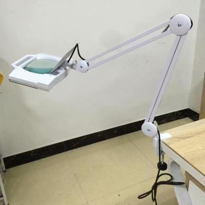 China Lighting cold light magnifier desk table led magnifier lamp beauty salon equipment for sale