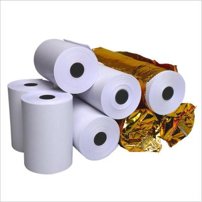 China Credit Card Machine 57*40mm Thermal Cashier Paper Rolls 100 / Custom Box In China for sale