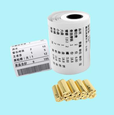 China Thermal Printer Cheap Price Pure Wood Pulp Thermal Paper Rolls 57x50mm Size Cash Receipt Paper Rolls for sale