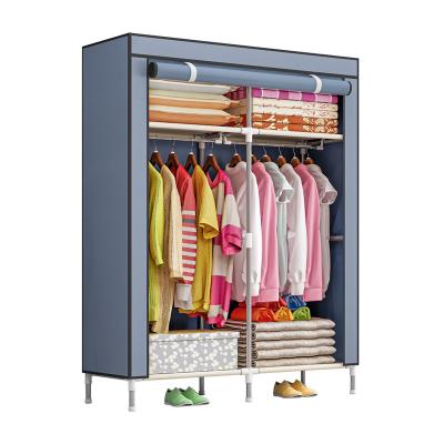 China Factory Fabric Foldable Wardrobe Most Popular Products Household Bedroom Modern Design Wardrobe for sale