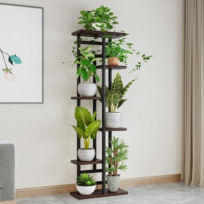 China Viable Plant Wedding Flower Stand Balcony Flower Pot Rack Storage Rack Metal Flower Stand For Wedding Decoration for sale