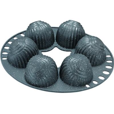 China Sustainable OEM die-cast cake mold series multi-shapenon-stick liner multi-cavity die-cast mold for sale