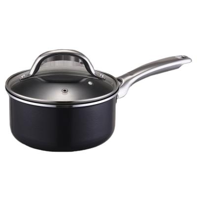 China Sustainable Multifunctional saucepan 2.3L with lid for Gas Induction Super Nonstick saucepan cookware for sale