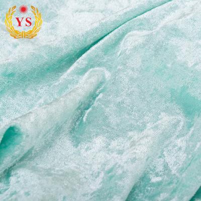 China Cheap Sustainable Plain 100 Polyester Velvet Fabric For Dress Garments for sale