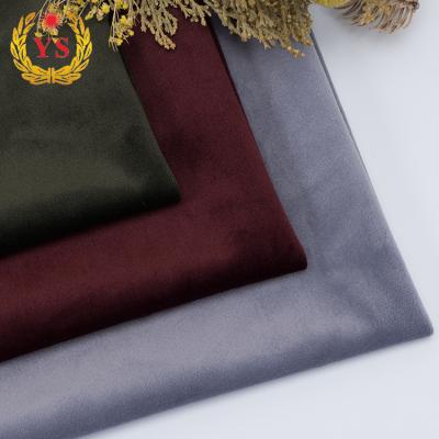 China 2020 Sustainable New Product Single Soft Velvet Polyester Fabric 100% For Garment for sale