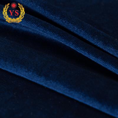 China Sustainable Italy Fabric Polyester Hot Selling Single Velvet Knitted Fabric For Dress for sale