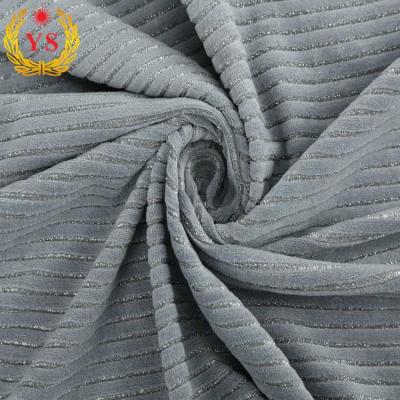 China Sustainable fashion stocklot plain 80%polyester 15% spandex weft knitted fabric for sale