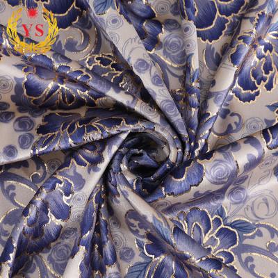 China Sustainable High Quality Bronzed Plain Woven Pattern Velvet Polyester Fabric For Dresses for sale