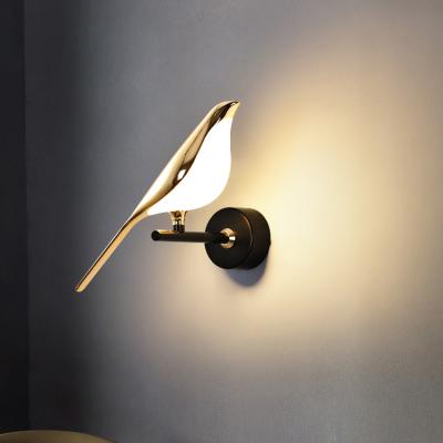 China Ignition Works Bedroom Bedside Aisle Aisle Hallway Living Room Background Wall Magpie Postmodern Nordic Wall Lamp for sale