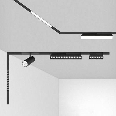 China Modern Design Modern Design Adjustable Office Hotel Room Magnetic Dimmable Led Track Lighting for sale