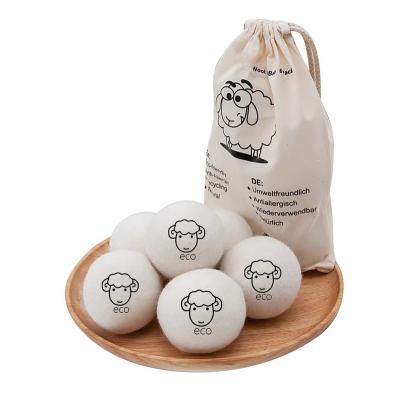 China 2022 Eco-fiendly Best Seller Organic Handmade New Zealand Wool Drier Balls 2022 In Stock for sale