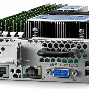 China Hot sell four sd350 data center servers installed in ThinkServer n400 enclosure for sale