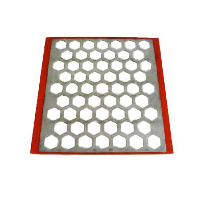 China energy & Quarry Polyurethane Screen Panel 305mm Durable Sorting Punching Vibrating Platform For Mining for sale