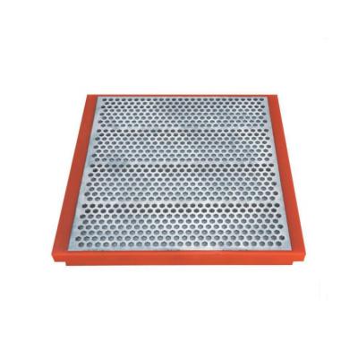 China energy & Stainless Steel Mining Hole Polyurethane Gravel Screen Mesh Sieve Plate For Vibrating Screen for sale