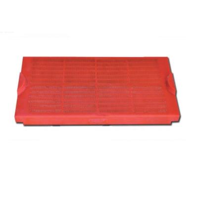 China energy & Mining Customized High Separation Red Vibration Screen Mesh Polyurethane Panel For Mine for sale