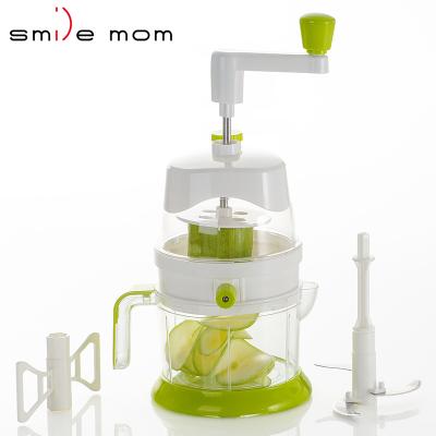 China B453 Sustainable Easy To Wash 3 In 1 Multifunctional Manual Spiral Onion Vegetable Slicer for sale