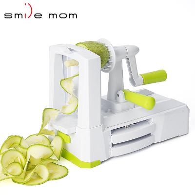 China B435-A Potato Spiral Cutter Kitchen Tools Long Viable Curly Vegetable Slices for sale