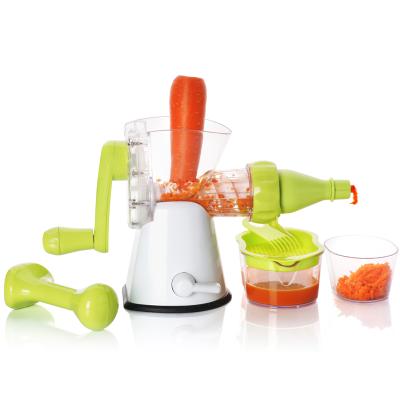 China Viable Instruments Manual Orange Handheld Suction Kitchen Machine Lemon Hand Crank Mama Smile Low Auger Juicer for sale