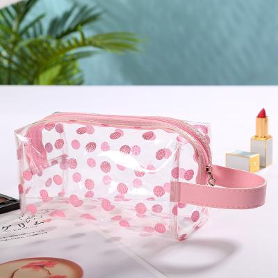 China Lady Creative Woman Travel Makeup Cosmetic Bag With Logo Organizer PVC Storage Bag for sale