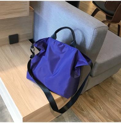 China Fashion New Large Handle Yoga Gym Sports Handbags Tote Travel Hand Bag Nylon Fitness Shoulder Bag for sale