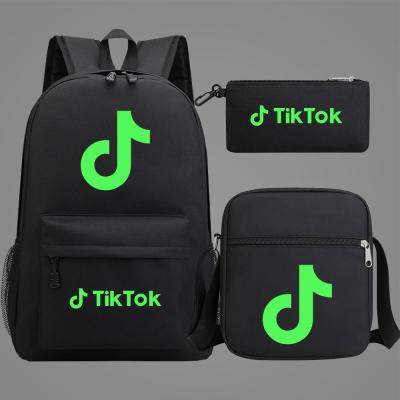 China Large Capacity Anti-theft Luxury Kids School Bags Cross - Body Purse Set Custom Kids School Backpack Luminous Bag for sale