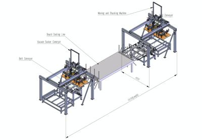 China Artificial Board Short Cycle Press Automatic Line Particle Board Hot Press Machine 15KW for sale