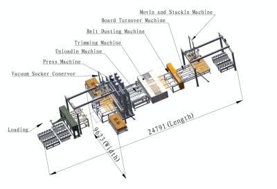 China Artificial Board Short Cycle Hot Press Machine For Doors  4X10 1600 ton for sale