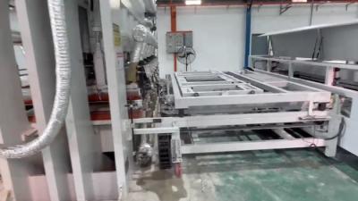 China Wood Paertical Board Melamine Lamination Short Cycle Hot Press Machine for sale