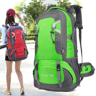 China 60l 40l Sports Tourism Mountaineering Travel Backpack Waterproof Bag For Man Women for sale