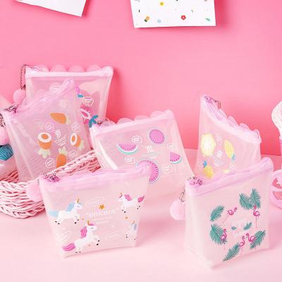 China Mini Hot Selling Cute Girls Mini Cartoon PVC Wallet Coin Purse for sale