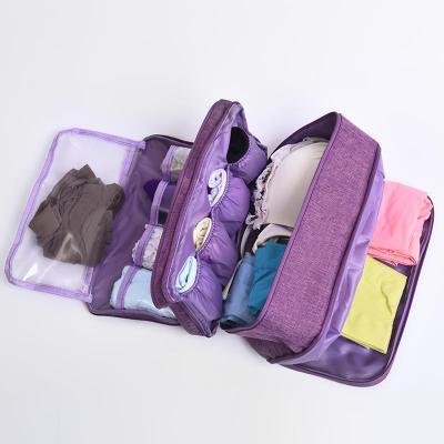 China Multifunctional Oxford Travel Bra Underwear Organizer Storage Bag for sale