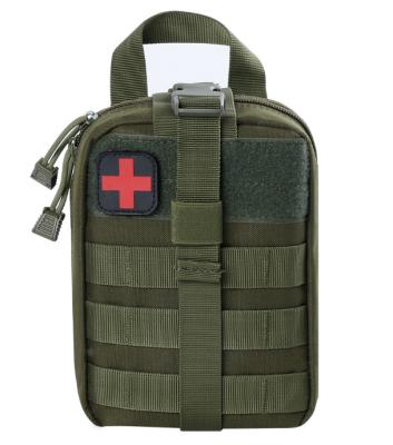 China Camouflage Multifunctional Waterproof First Aid Kit Medicine Bag Fanny Pack Travel Organizer Outdoor Bag for sale